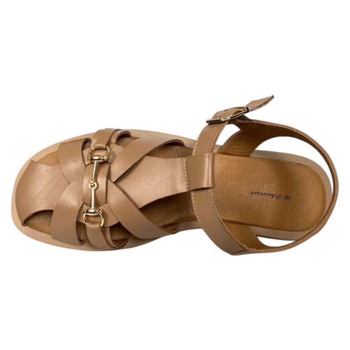 Босоножки женские кожаные DITAS BN-15 бежевые