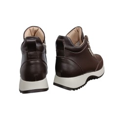 Черевики жіночі шкіряні MASIS 1114 25 Valensi шоколад хутро