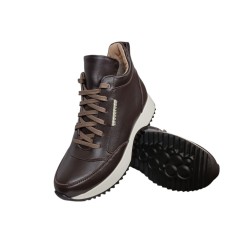 Черевики жіночі шкіряні MASIS 1114 25 Valensi шоколад хутро