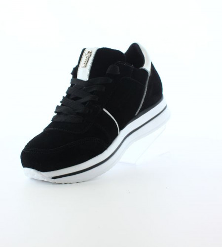 Кроссовки Женские кожаные URBAN 821 замш черный