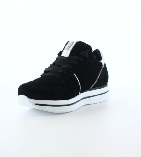 Кроссовки Женские кожаные URBAN 821 замш черный