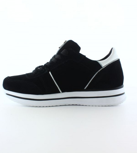 Кроссовки Женские кожаные URBAN 821 замш черный