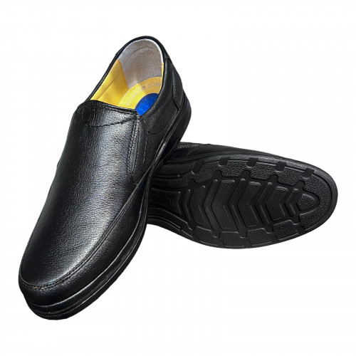 Туфли Мужские кожаные KEMER 1023 черный