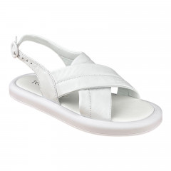 Босоножки Женские кожаные TEONA 295 белый