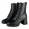Черевики Жіночі шкіряні ROMAX 3606 чорний хутро
