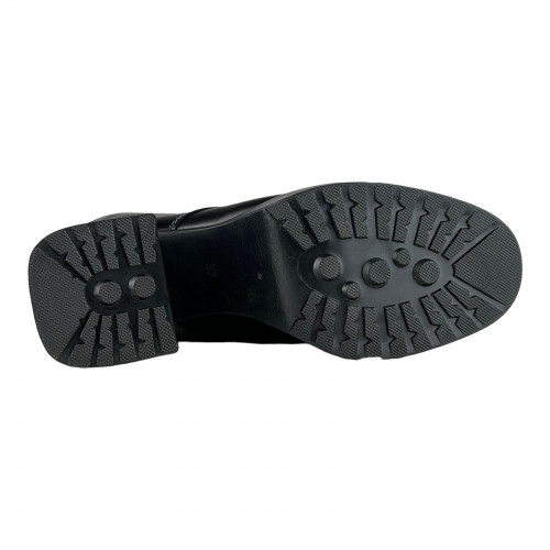 Черевики Жіночі шкіряні ROMAX 3606 чорний хутро