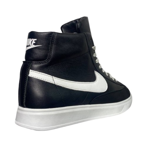 Кроссовки мужские кожаные DENAR N11K 01 черный белый мех