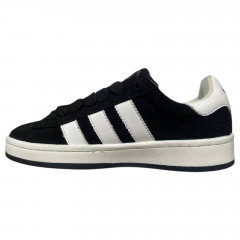 Кеды подростковые замшевые аdidas campus AC305 W/10 черные белые
