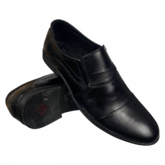 Дербі чоловічі шкіряні SART 801 чорні
