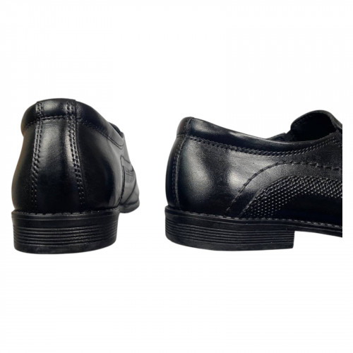 Дербі чоловічі шкіряні SART 801 чорні