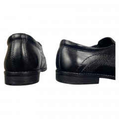 Дербі чоловічі шкіряні SART 801 чорні