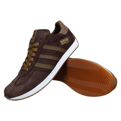 Кросівки чоловічі шкіряні DENAR G1 25 adidas GAZELLE шоколад