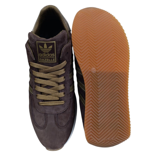 Кросівки чоловічі шкіряні DENAR G1 25 adidas GAZELLE шоколад