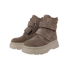 Черевики жіночі замшеві ILONA 592/821 04 беж хутро