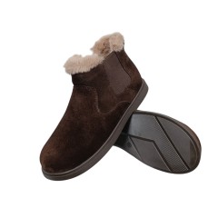 Черевики жіночі замшеві FOOT STEP FOOT STEP 1055 25 коричневі хутро