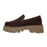 Лоферы женские замшевые WONEX 6172-20 коричневые
