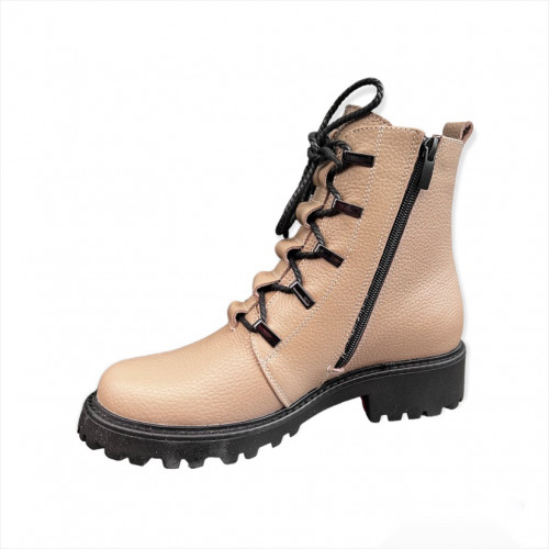 Ботинки Женские кожаные KATRIN A 380 визон мех