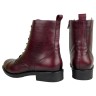 Черевики жіночі шкіряні KENTO 66163 бордовий