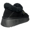Угги ботинки женские замшевые ALLSY 191205 082-115A черный  мех