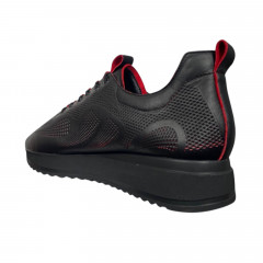 Кроссовки женские кожаные MADAM K22 01 черные