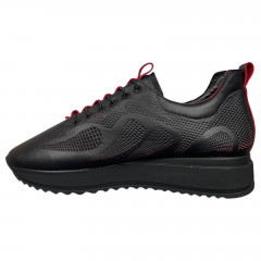 Кроссовки женские кожаные MADAM K22 01 черные