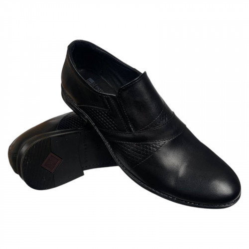 Дерби мужские кожаные SART 206 черные