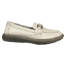 Лоферы женские кожаные ALLSY 204432 белые 