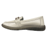 Лоферы женские кожаные ALLSY 204432 белые 
