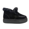Черевики жіночі замшеві FOOT STEP FOOT STEP 521 01 чорні хутро