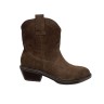 Казаки женские замшевые WONEX 8934-2 коричневые 