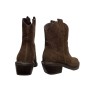 Казаки женские замшевые WONEX 8934-2 коричневые 