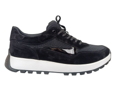 Кроссовки женские замшевые U.SPIRIT 4170 01 черные 