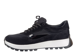 Кроссовки женские замшевые U.SPIRIT 4170 01 черные 