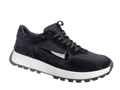 Кроссовки женские замшевые U.SPIRIT 4170 01 черные 