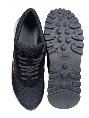 Кроссовки женские замшевые U.SPIRIT 4170 01 черные 