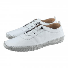 Мокасины Женские кожаные CANBERK 8001/1 05 белый