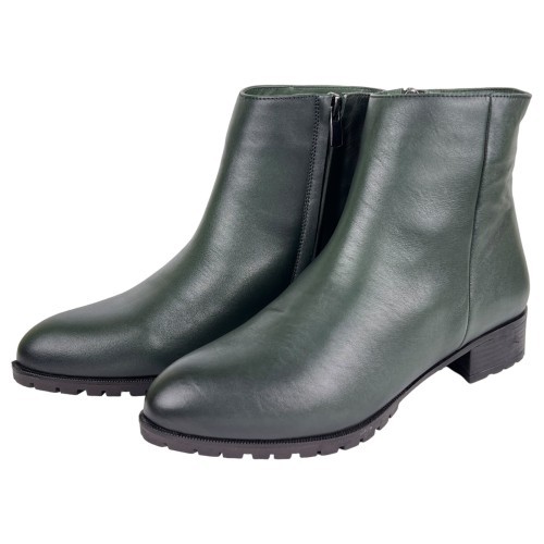 Ботинки женские кожаные KENTO 6048 45 хаки