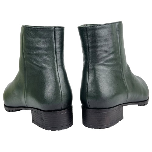 Ботинки женские кожаные KENTO 6048 45 хаки