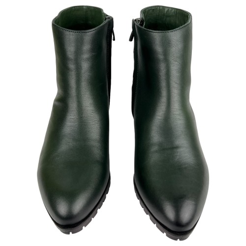 Ботинки женские кожаные KENTO 6048 45 хаки