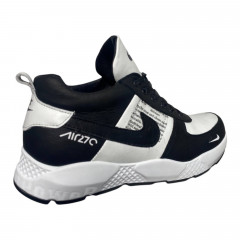 Кроссовки мужские кожаные DENAR N13T 05 01 белый черный мех