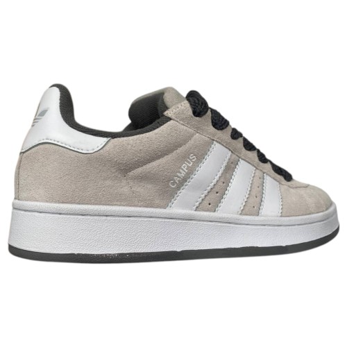 Кеды женские замшевые аdidas campus B0815-21 светло серые