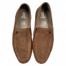 ЛОФЕРЫ мужские кожаные LEVEL 54223 08 коричневые нубук