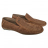 ЛОФЕРЫ мужские кожаные LEVEL 54223 08 коричневые нубук