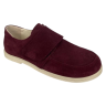 Лоферы женские замшевые MARCCO TESSA липучка бордовая