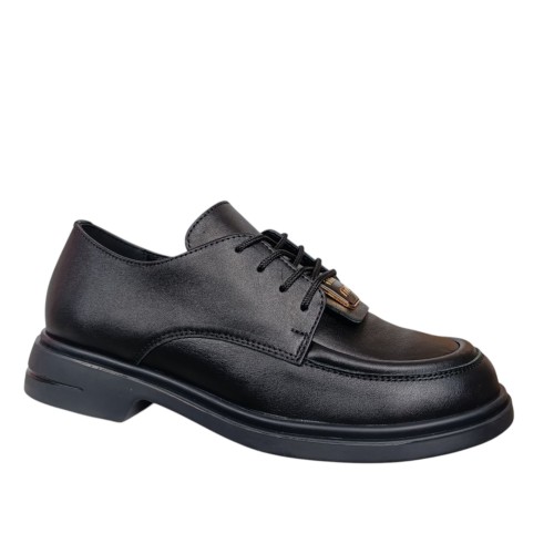 Туфли женские кожаные ILONA 886/507 01 черные