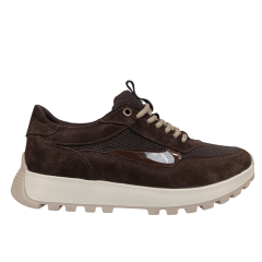 Кроссовки женские замшевые U.SPIRIT 4170 25 шоколад