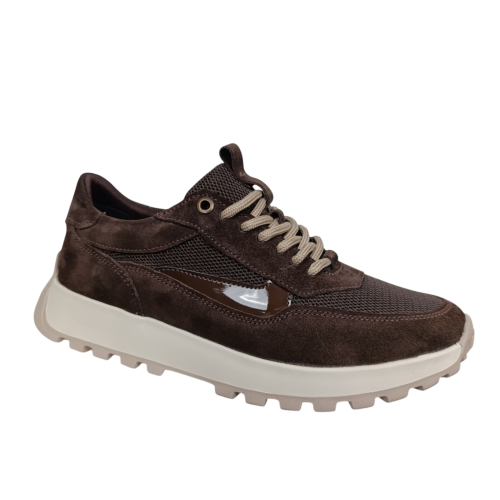 Кроссовки женские замшевые U.SPIRIT 4170 25 шоколад