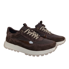 Кроссовки женские замшевые U.SPIRIT 4170 25 шоколад