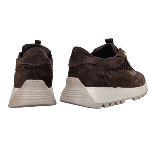 Кроссовки женские замшевые U.SPIRIT 4170 25 шоколад