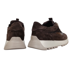 Кроссовки женские замшевые U.SPIRIT 4170 25 шоколад